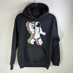 Threadless Vintage Funkalicious Astronaut‎ Colors Boombox Mens Size S Sweatshirt